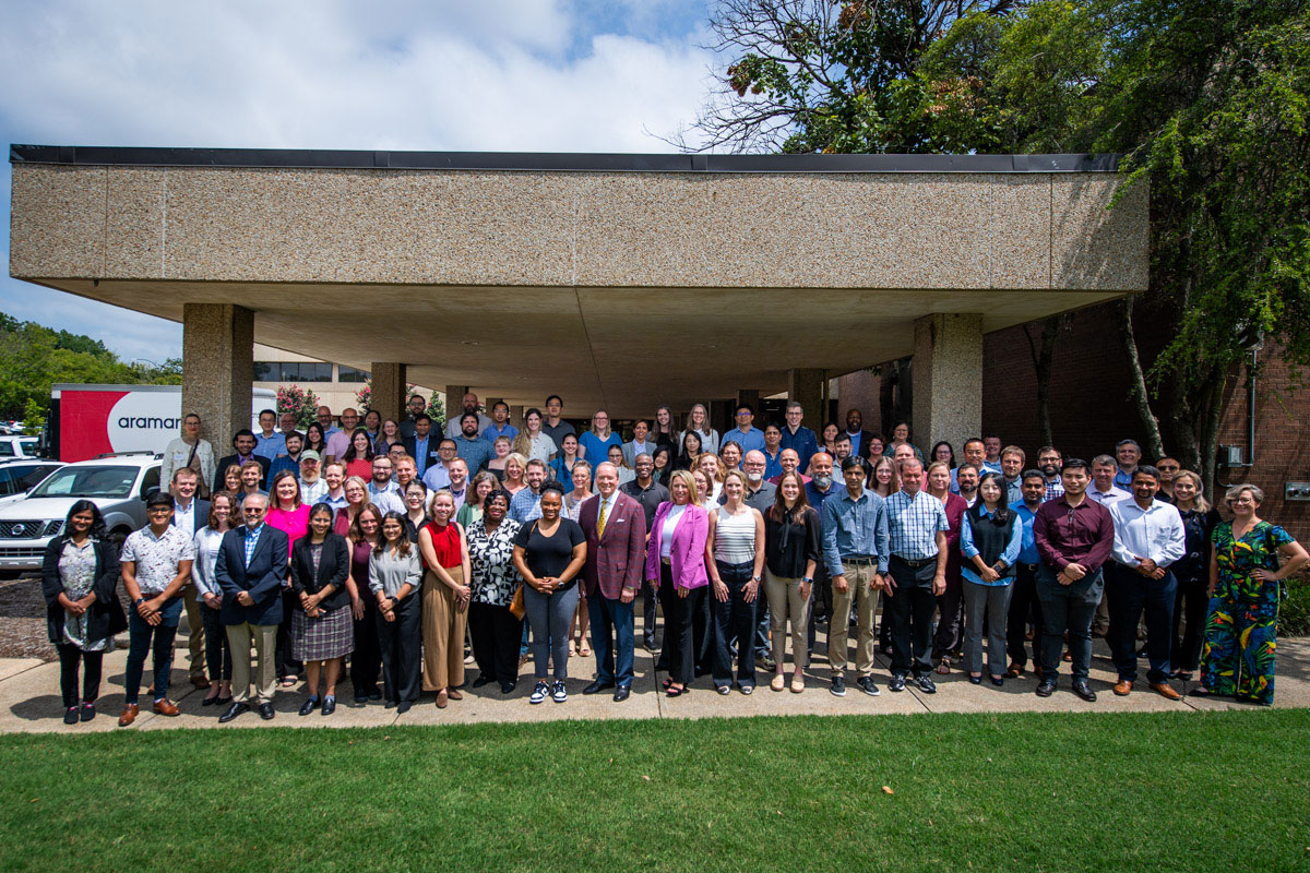 A total of 141 new faculty are welcomed to Mississippi State by President Mark E. Keenum