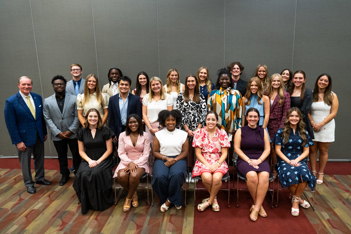 Mississippi State’s 2024 class of Orientation Leaders celebrated a successful year of helping newly admitted MSU students